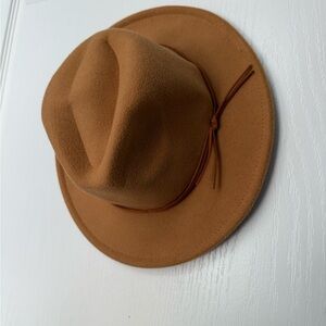 Stylish Tan Fedora Hat